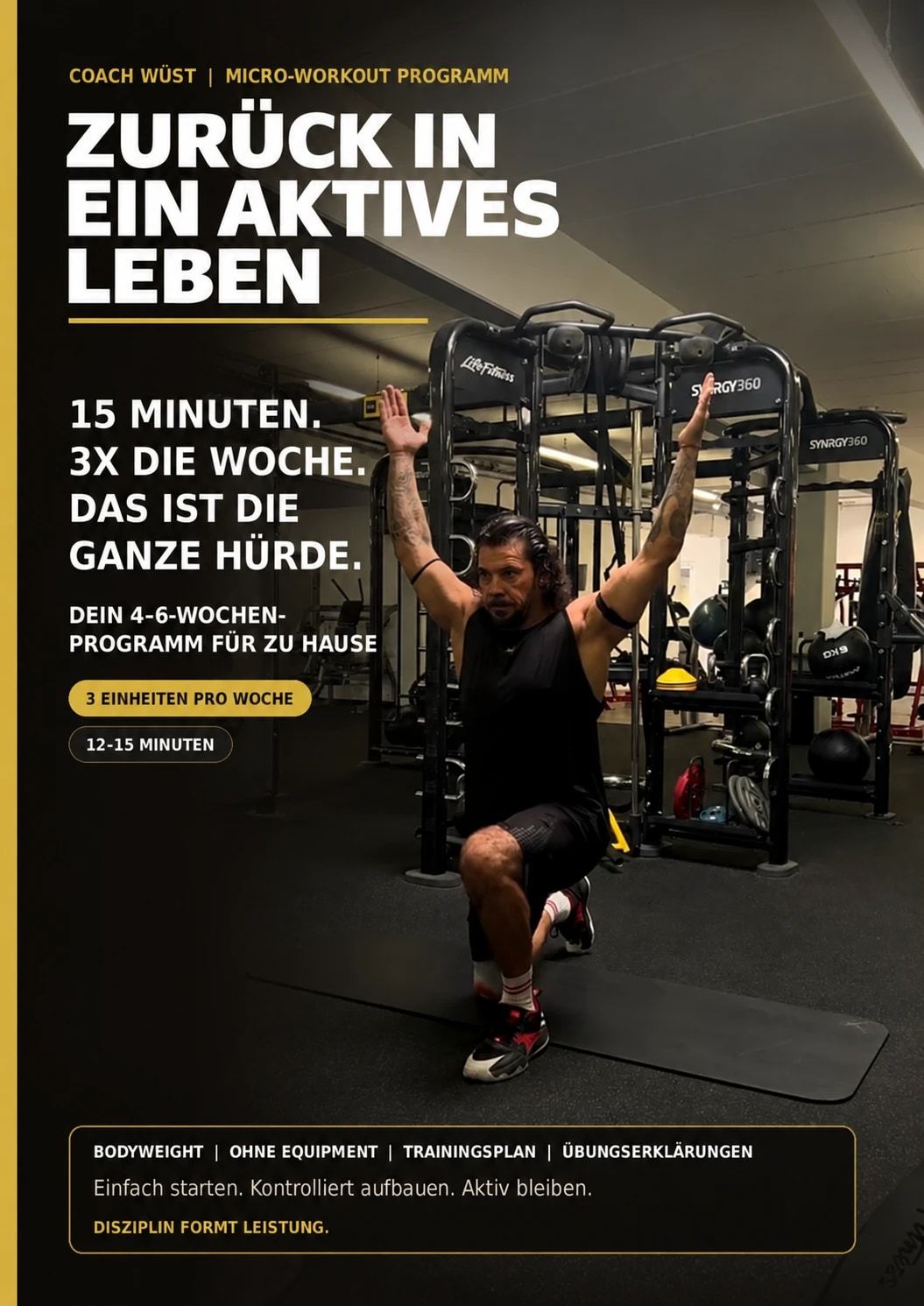 Cover des Trainingsprogramms WÜST 15 – Zurück in ein aktives Leben